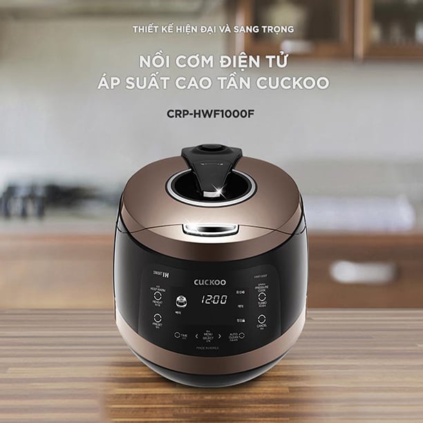 Nồi Cơm Điện Tử Áp Suất Cao Tần Cuckoo 1.8L